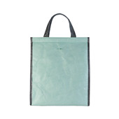 手提拉鏈袋購(gòu)物袋美國(guó)圣誕節(jié)杜邦紙定制贈(zèng)品袋定做柔印